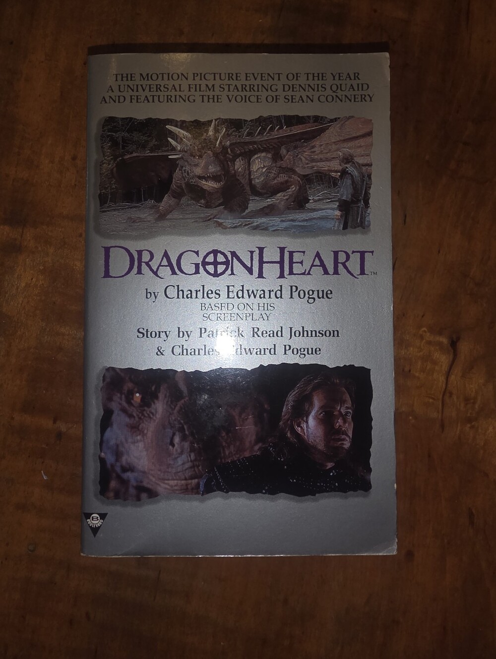 Dragonheart 1996 First Paperback Edition Boulevard Movie Tie-In Pogue